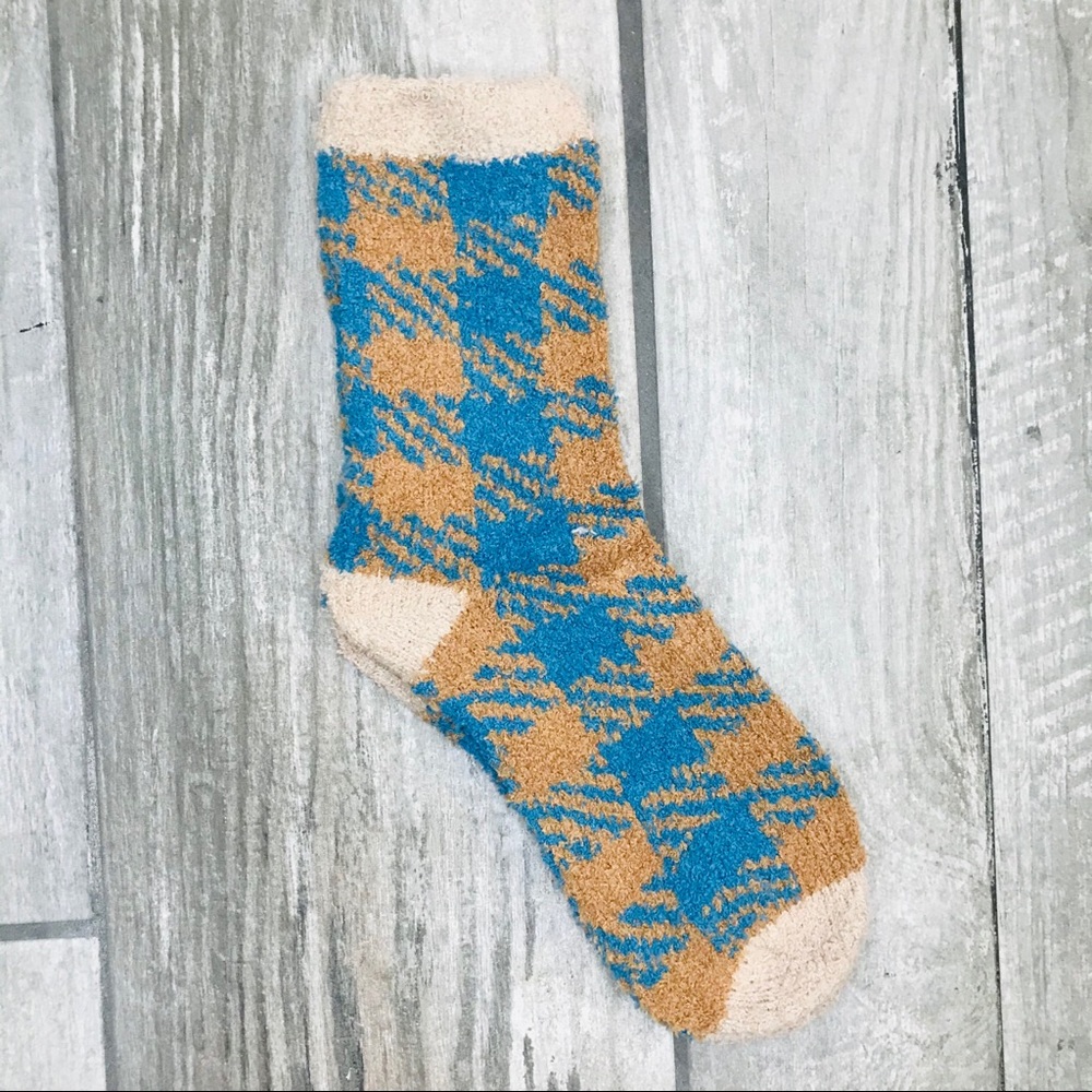 4-Pair Japanese Patchwork Velvety Winter Socks - Picture 6 of 9